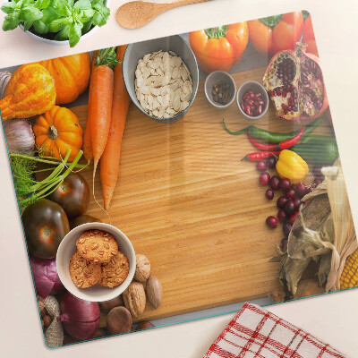 Tábua para cozinha Motivo vegetal e fruta