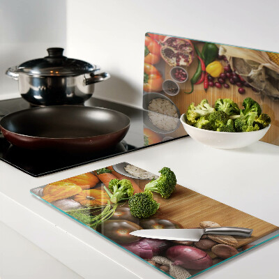 Tábua para cozinha Motivo vegetal e fruta