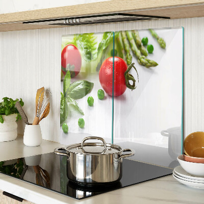 Tábua para cozinha Legumes em uma bancada branca