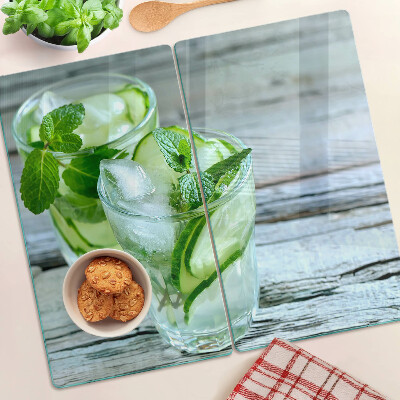 Tábua para cozinha Coquetéis de hortelã e pepino