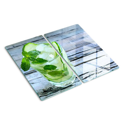Tábua para corte Um coquetel refrescante com hortelã