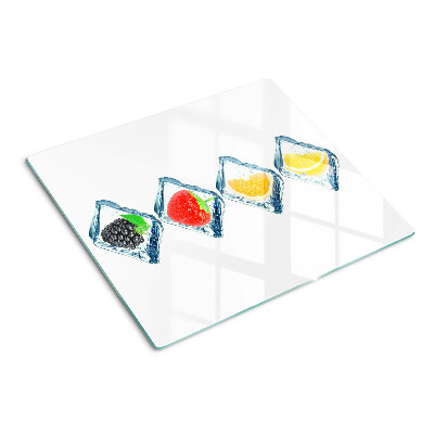 Tábua para corte Fruta no gelo