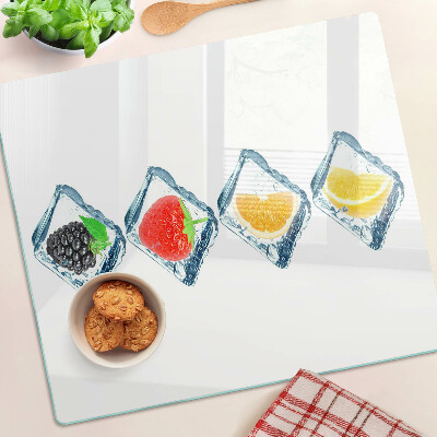 Tábua para corte Fruta no gelo