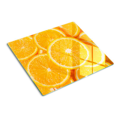 Tábua para cozinha fatias de laranja