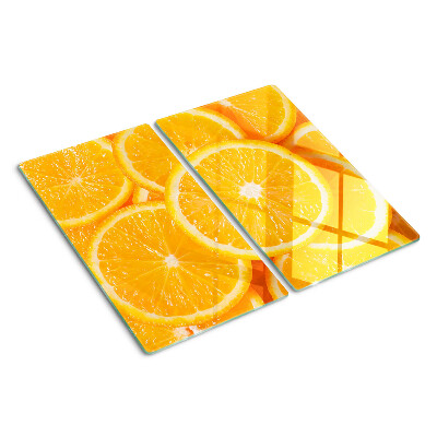 Tábua para cozinha fatias de laranja