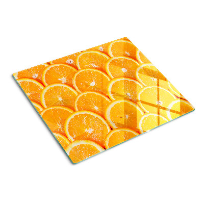 Tábua para corte fatias de laranja