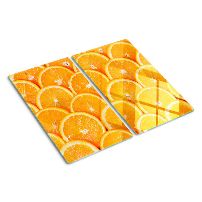 Tábua para corte fatias de laranja