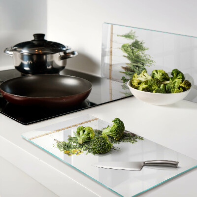 Tábua para corte Ervas secas em uma corda