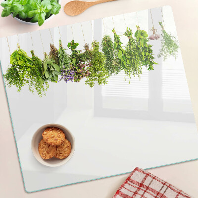 Tábua para cozinha Ervas em vasos pendurados