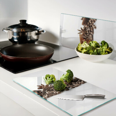 Tábua para corte Especiarias e grãos de café