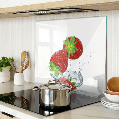 Tábua para cozinha Morangos na água