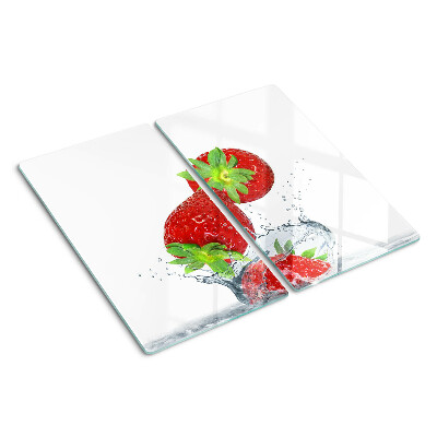 Tábua para cozinha Morangos na água