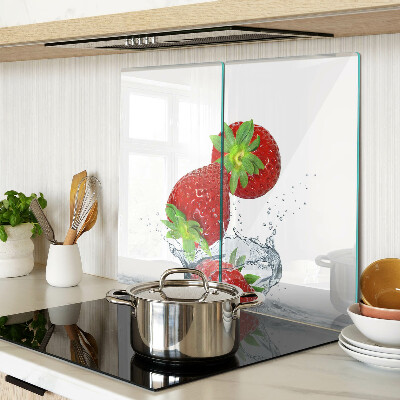 Tábua para cozinha Morangos na água