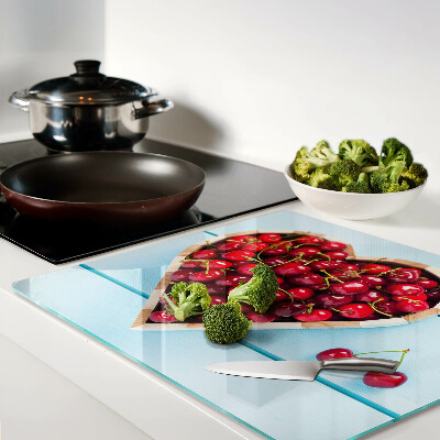 Tábua para cozinha Cerejas no coração