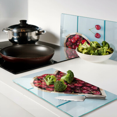 Tábua para cozinha Cerejas no coração