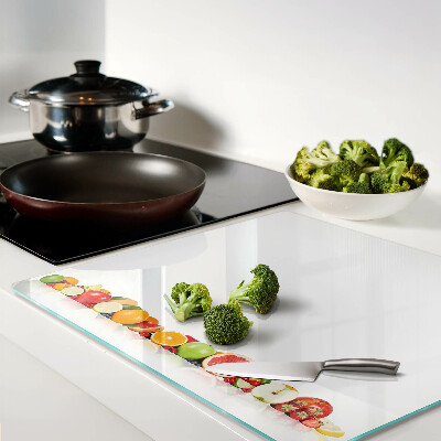 Tábua para cozinha Frutas cítricas em tons pastel