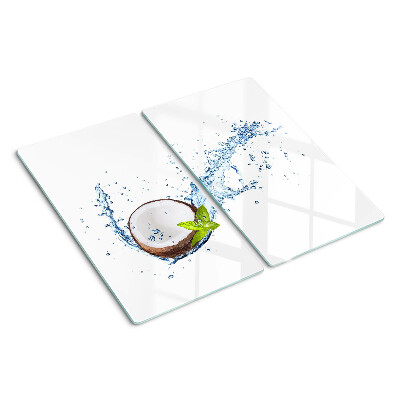 Tábua para cozinha Coco com água e hortelã