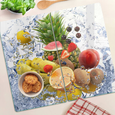 Tábua para corte Fruta na água