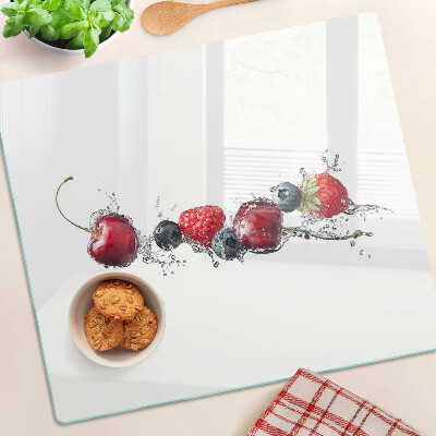 Tábua para corte Fruta na água