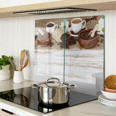 Tábua para corte Café e grãos de café