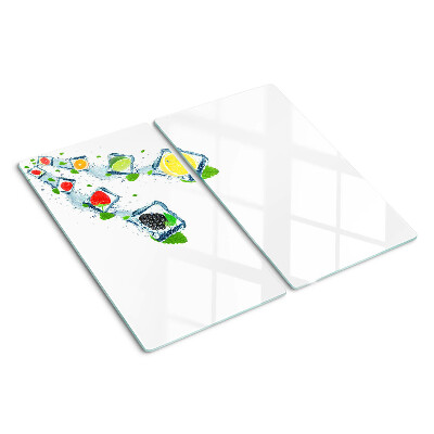 Tábua para corte Motivo de frutas com fatias coloridas