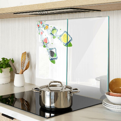 Tábua para corte Motivo de frutas com fatias coloridas