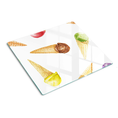 Tábua para corte Sorvete em casquinha de waffle