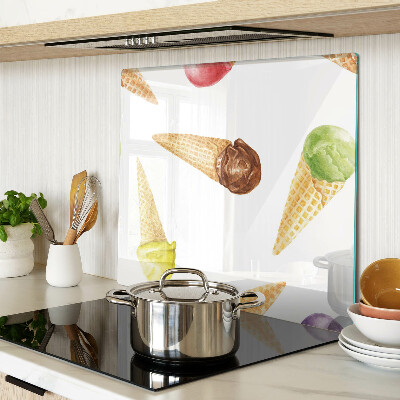 Tábua para corte Sorvete em casquinha de waffle