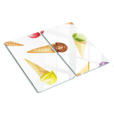 Tábua para corte Sorvete em casquinha de waffle