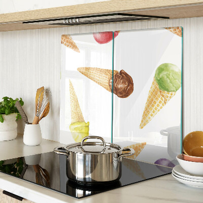 Tábua para corte Sorvete em casquinha de waffle