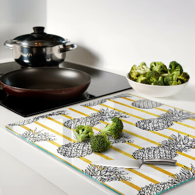 Tábua para cozinha Abacaxis em tiras