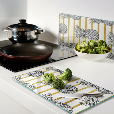 Tábua para cozinha Abacaxis em tiras