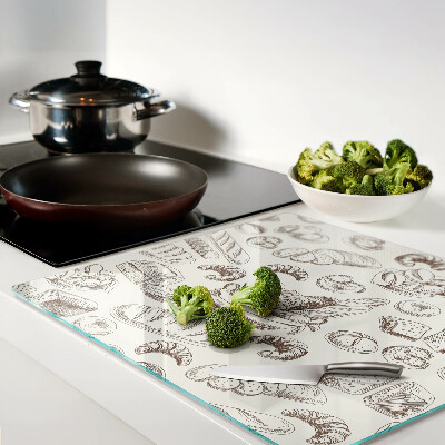 Tábua para corte Produtos assados e salgadinhos doces