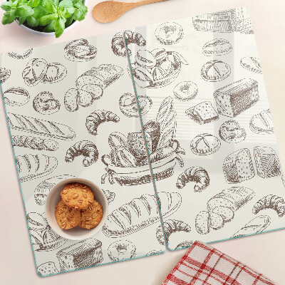 Tábua para corte Produtos assados e salgadinhos doces