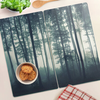 Tábua para cozinha Floresta na neblina
