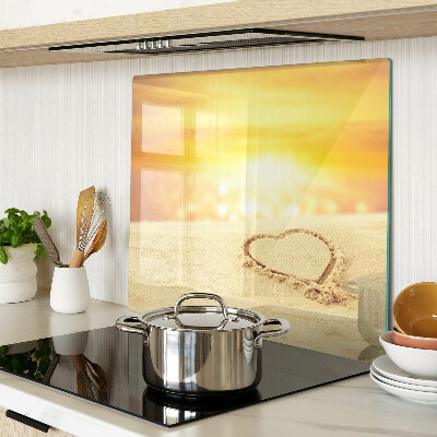 Tábua para corte Praia ao pôr do sol