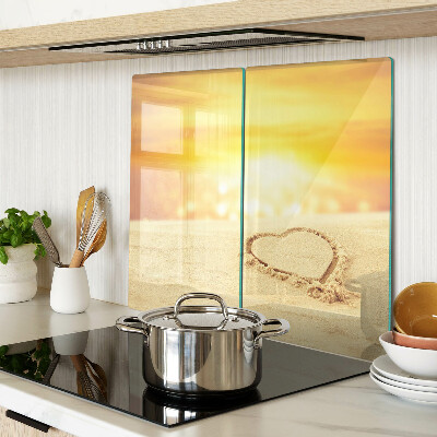 Tábua para corte Praia ao pôr do sol