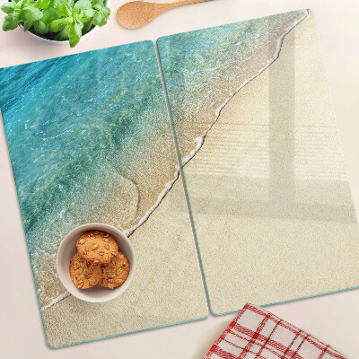 Tábua para cozinha Ondas da praia e do mar