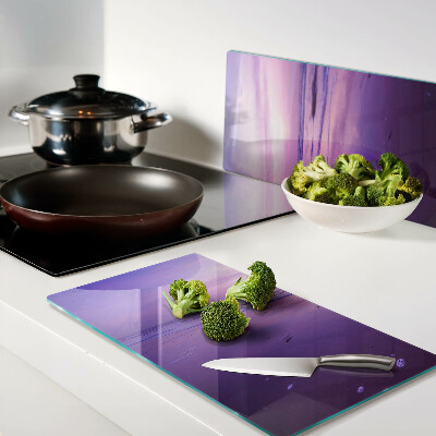 Tábua para corte Pôr do sol sobre o mar