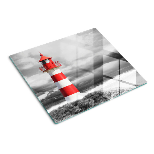 Tábua para corte Um farol na paisagem