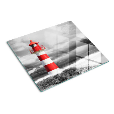 Tábua para corte Um farol na paisagem