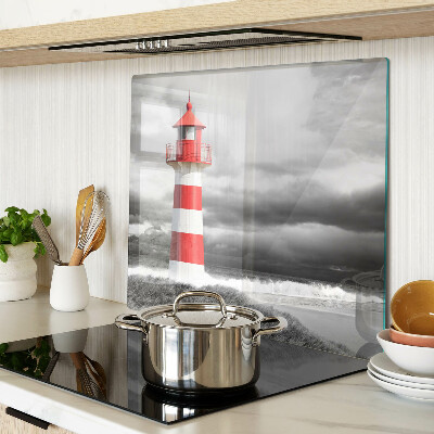 Tábua para corte Um farol na paisagem