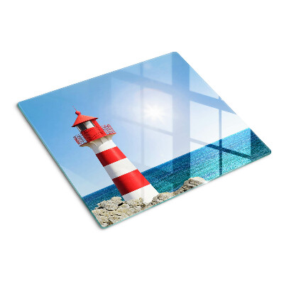 Tábua para cozinha Um farol sobre o oceano