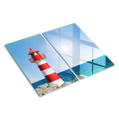 Tábua para cozinha Um farol sobre o oceano