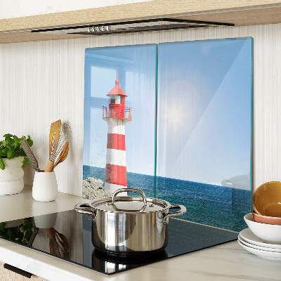 Tábua para cozinha Um farol sobre o oceano