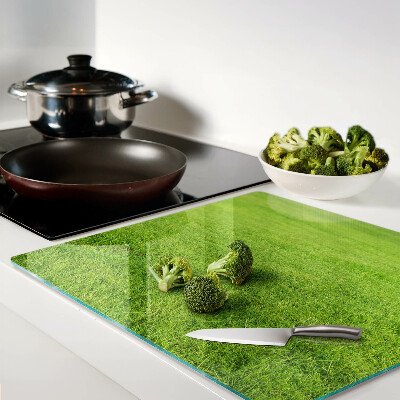 Tábua para corte grama verde