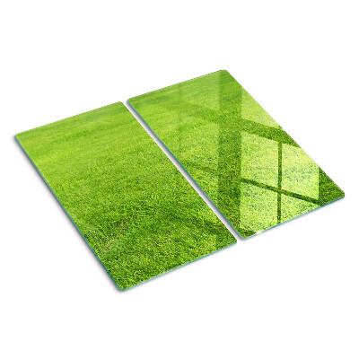 Tábua para corte grama verde