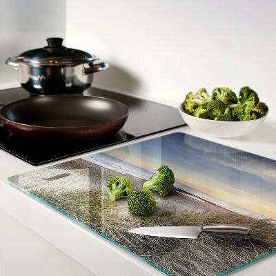 Tábua para cozinha Praia ao pôr do sol