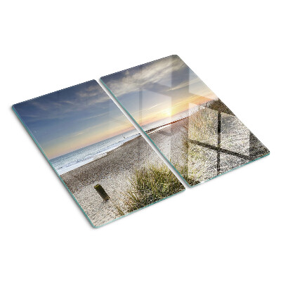 Tábua para cozinha Praia ao pôr do sol