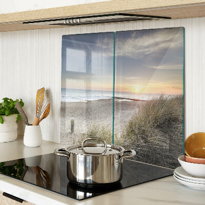 Tábua para cozinha Praia ao pôr do sol